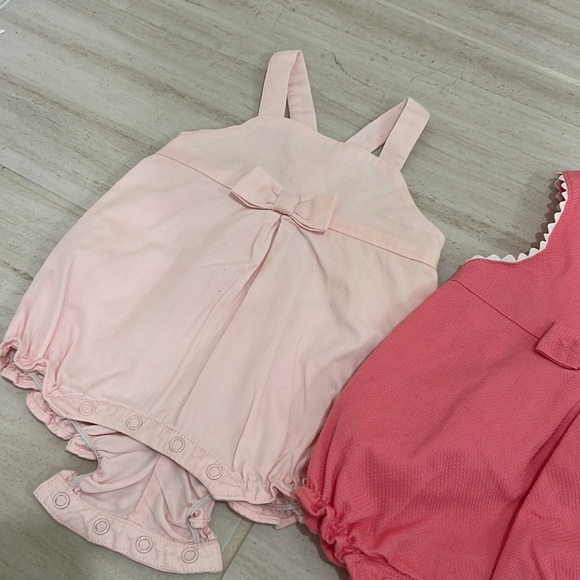 Janie and jack open back pink romper - Picture 2 of 4